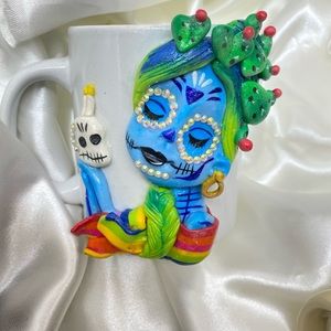 Polymer Clay Mug Decoration